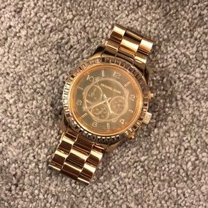Gold Michael Kors watch